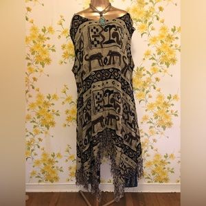 Ancient Print Tunic dress